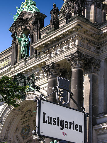 Foto Lustgarten Schild - Berlin