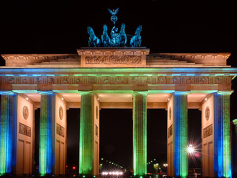 Foto Brandenburger Tor bei Nacht