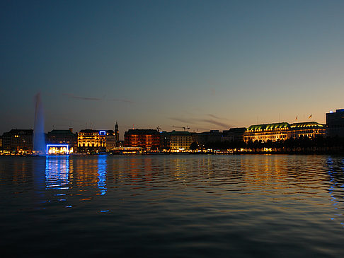 Fotos Binnenalster am Abend | Hamburg