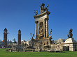 Foto Monumentaler Brunnen im Kreisverkehr - Barcelona