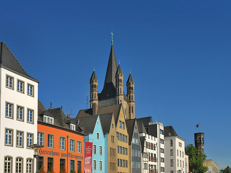 Groß St Martin hinter Fischmarkt